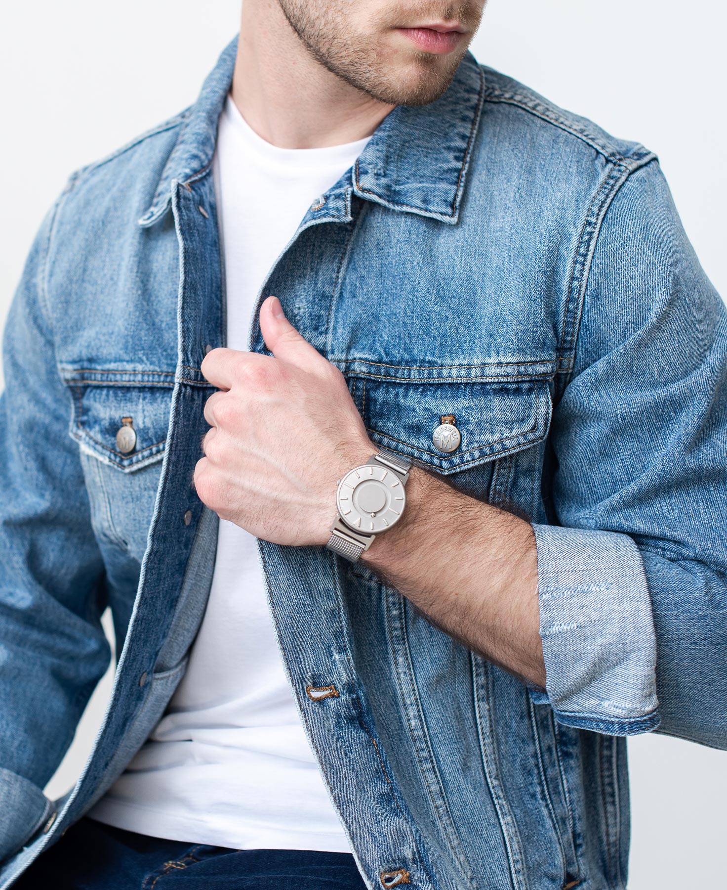 Bradley Mesh Silver 40mm - Image 7